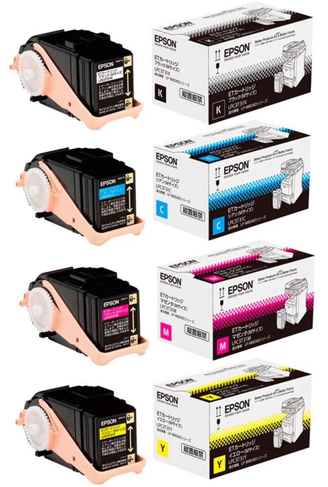 Amazon.co.jp: [ セット品 ] EPSON エプソン LPC3T31 ETカートリッジ